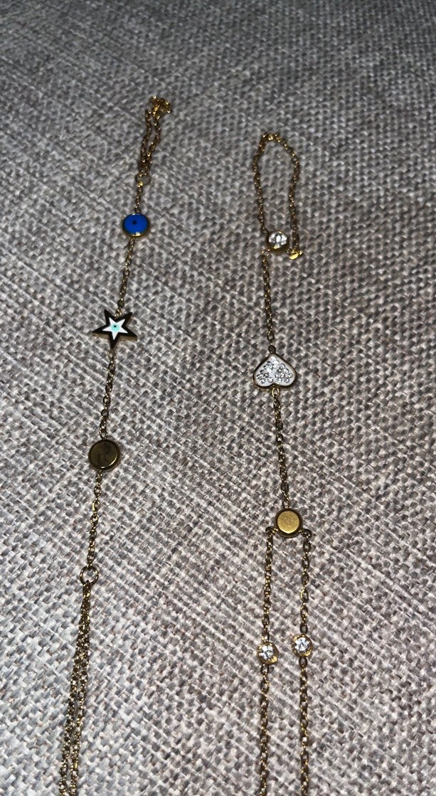 Nakışlı Zincir Detaylı Kadın El Zinciri ikili ÇELİK ŞAHMERAN - Görsel 3