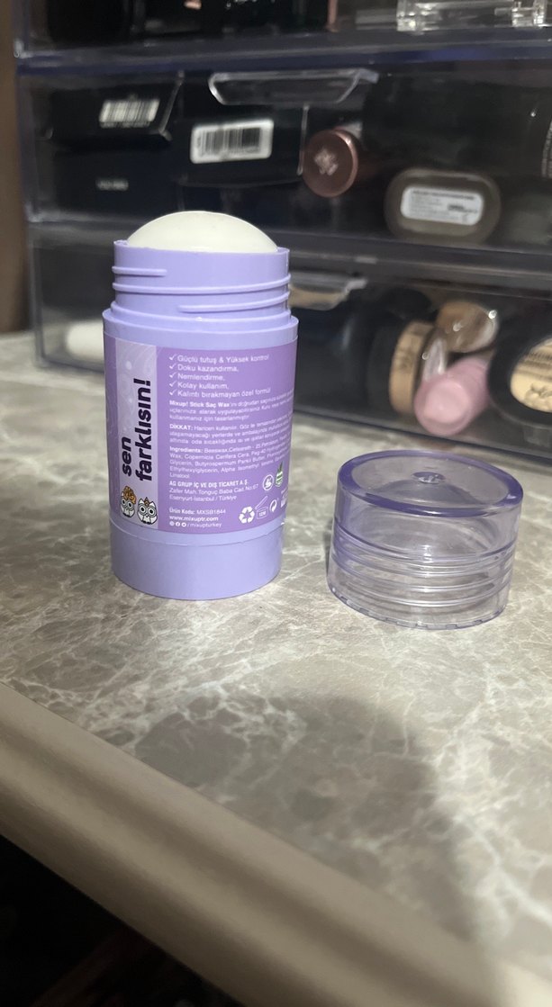 Mixup Saç Stick Wax hiç kullanmadım clean girl değilim arkadaş - Görsel 4
