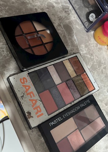 Safari ve Pastel Göz Farı Paletleri 3 LÜ SET - Görsel 2