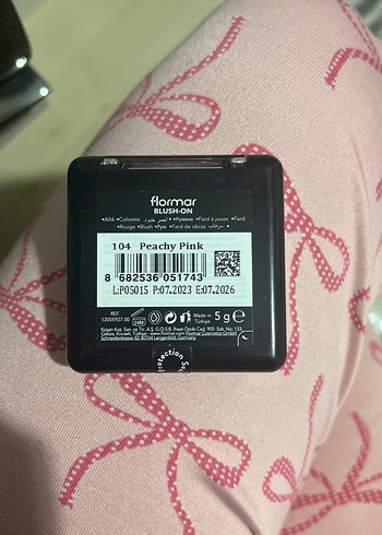 Flormar 104 peachy pink allık - Görsel 2