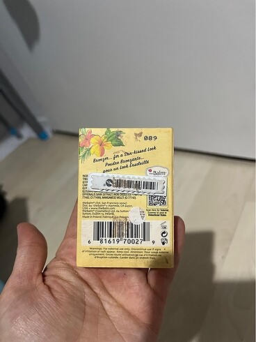  Beden The balm bahama mama bronzer