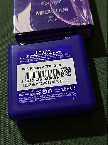 Beden Renk flormar metaglam creamy blush