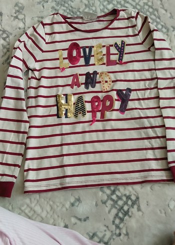 LC Waikiki Kız Çocuk Renkli Uzun Kollu Tişört - Görsel 3