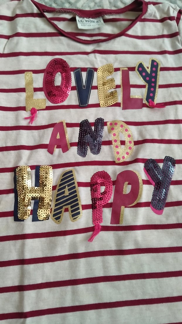 LC Waikiki Kız Çocuk Renkli Uzun Kollu Tişört - Görsel 2