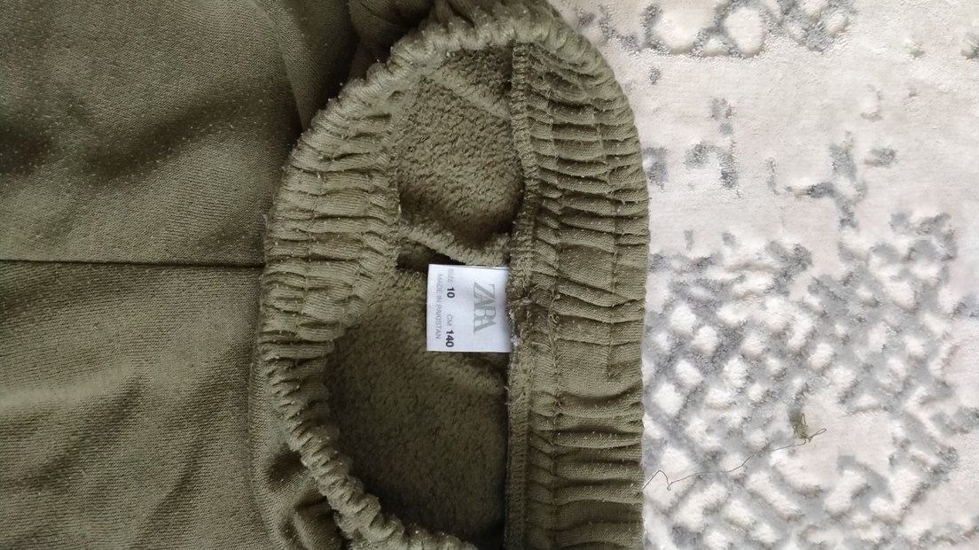 Kız Çocuk Gri Baskılı Eşofman Altı - Görsel 4