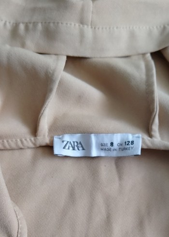 Bej Yüksek Yakalı Fermuarlı cocuk - Görsel 2