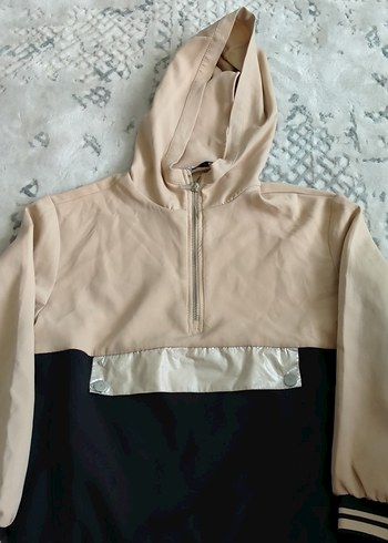 Bej Yüksek Yakalı Fermuarlı cocuk - Görsel 3