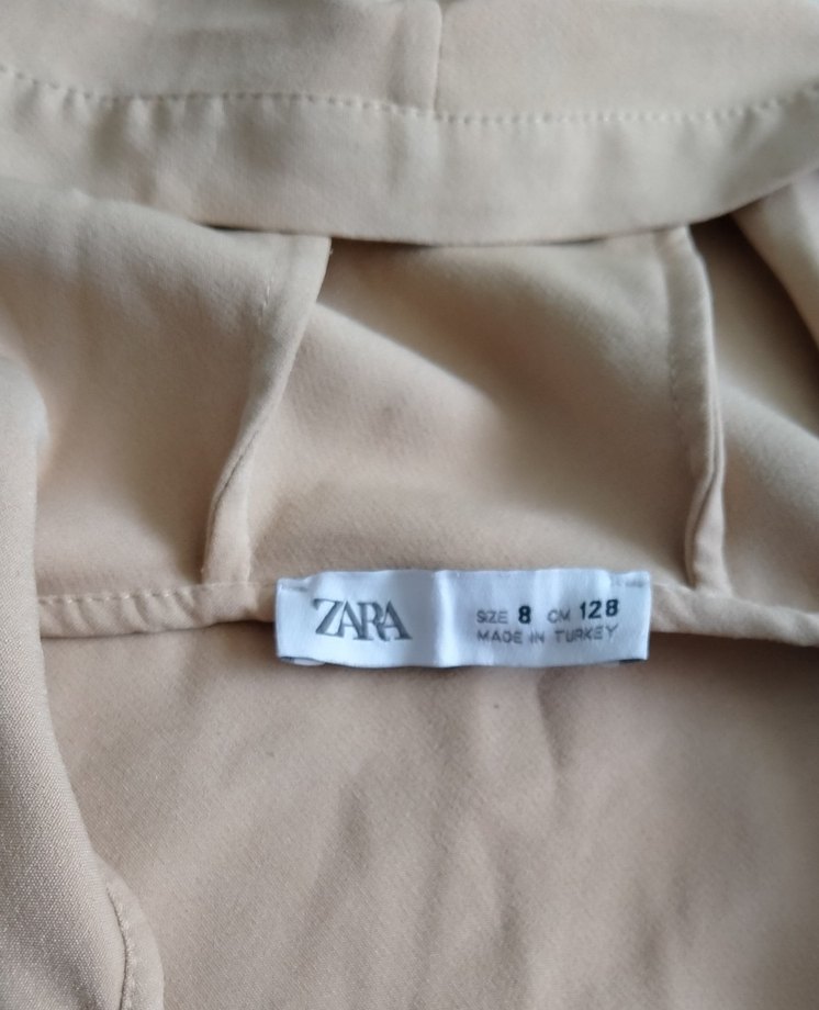 Bej Yüksek Yakalı Fermuarlı cocuk - Görsel 2