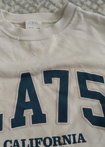 Baskılı Pamuklu Kız çocuk Sweatshirt - Görsel 2