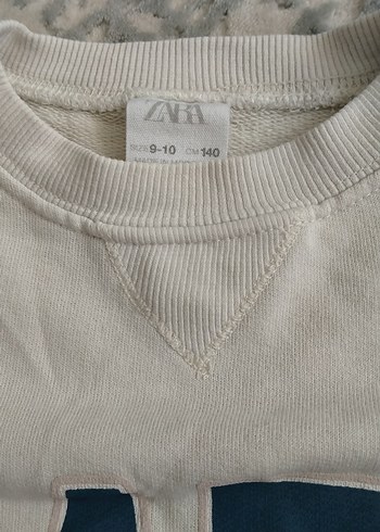 Baskılı Pamuklu Kız çocuk Sweatshirt - Görsel 3