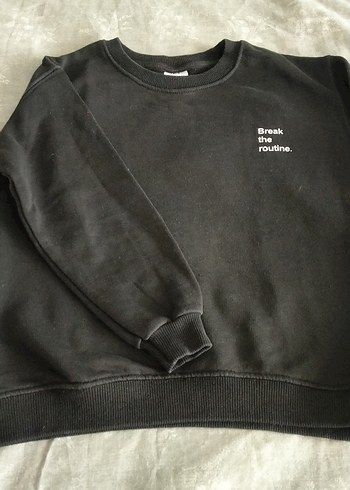 Siyah Vintage kız  çoxuk kazak - Görsel 2