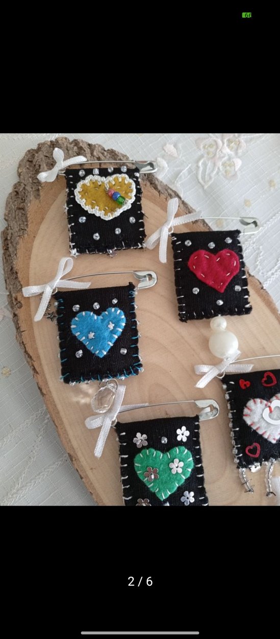 Aşk Tılsımı Broşlar - Görsel 2