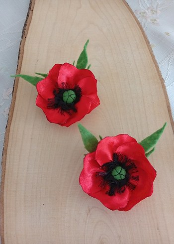 Gelincik Broş - Görsel 3