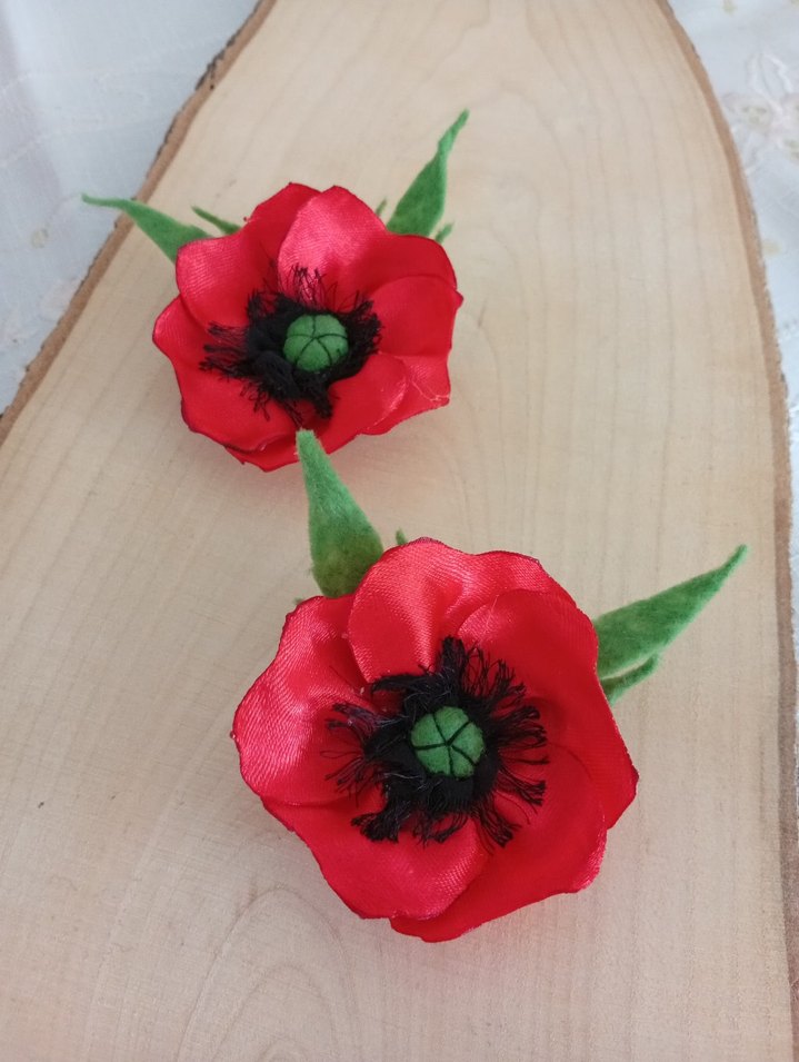 Gelincik Broş - Görsel 2