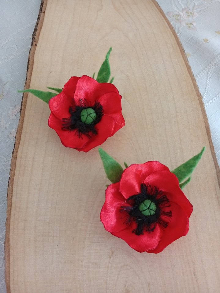 Gelincik Broş - Görsel 3