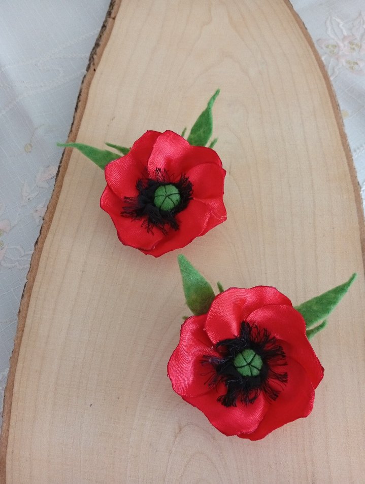 Gelincik Broş - Görsel 4