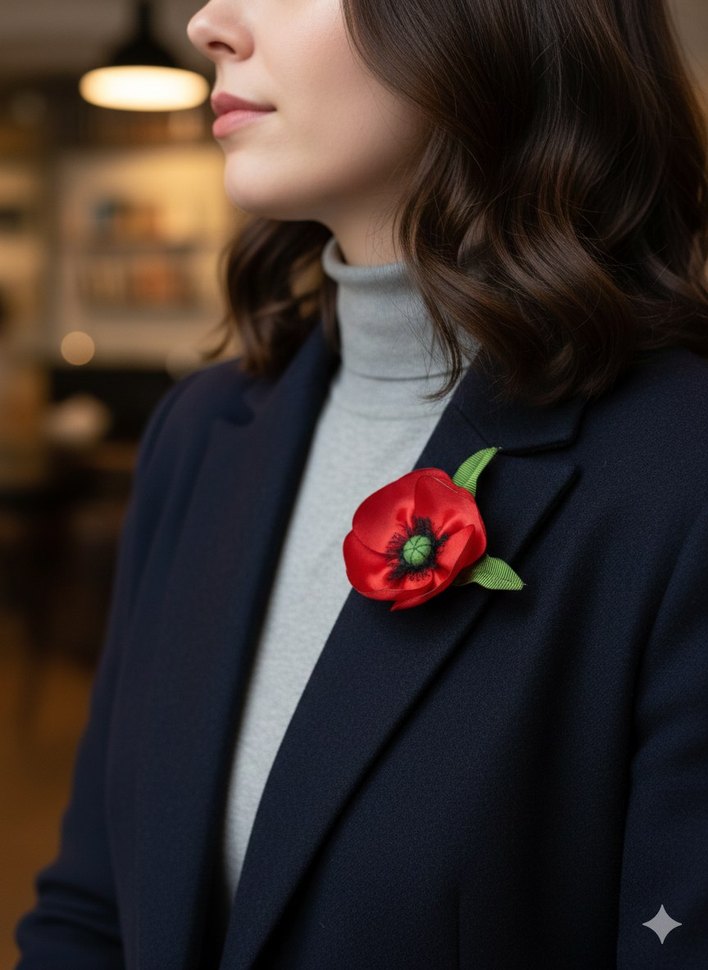 Gelincik Broş - Görsel 4