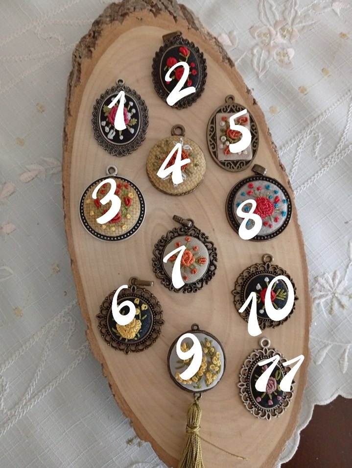 El işlemeli Kolyeler - Görsel 2