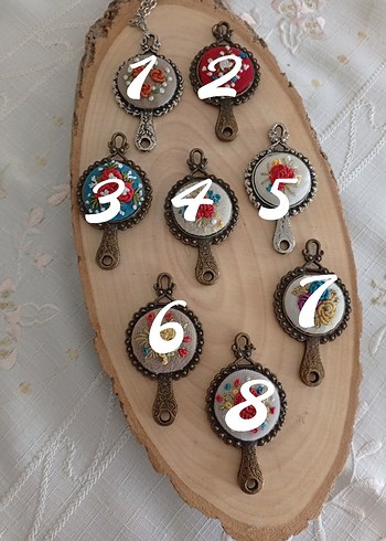 El işlemeli Kolye ler - Görsel 3