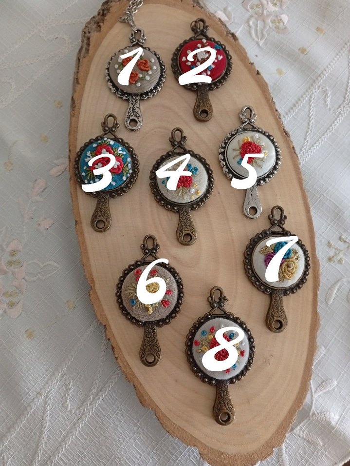 El işlemeli Kolye ler - Görsel 3