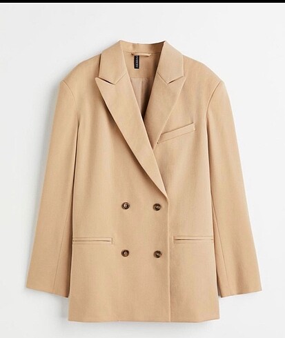 xs Beden camel Renk H&M KRUVAZE BLAZER