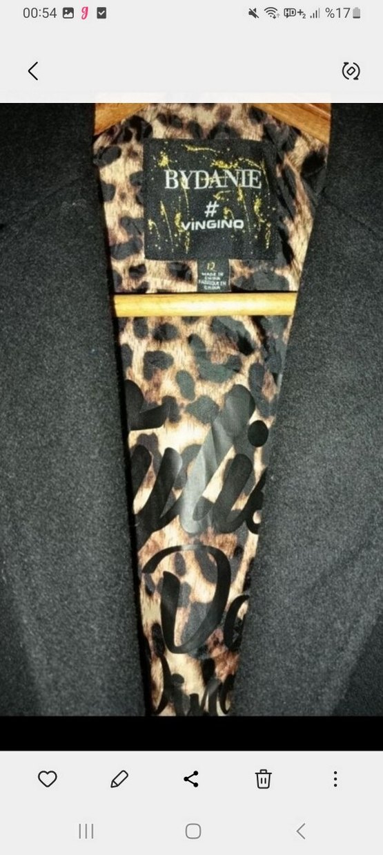 Vingino Siyah Düğmeli yün Kadın Blazer - Görsel 4