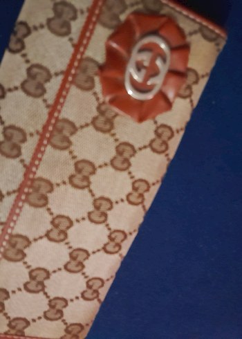 Gucci Kahverengi Vintage Kadın Cüzdanı