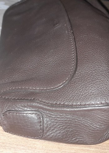  Beden kahverengi Renk Prada Kahverengi leather Deri Kadın Çanta