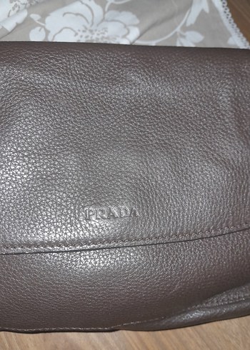  Beden Prada Kahverengi leather Deri Kadın Çanta