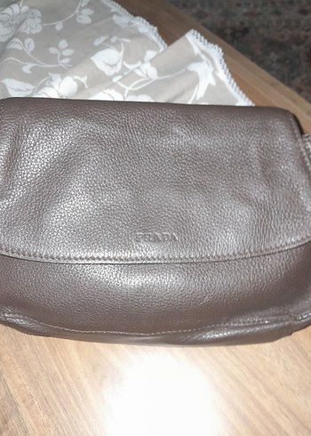 Prada Kahverengi leather Deri Kadın Çanta