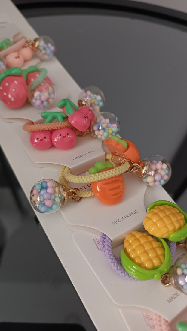 Renkli Boncuklu Çocuk Saç Tokaları - Görsel 3