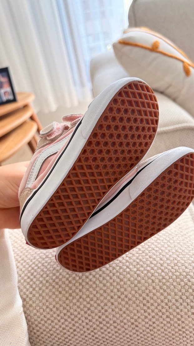 Kız Çocukları İçin Beyaz Cırt Cırtlı vans - Görsel 5