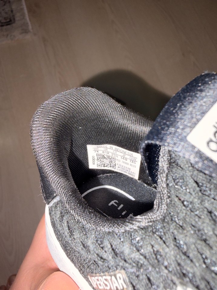 Çocuk Siyah Adidas Spor Ayakkabı - Görsel 3