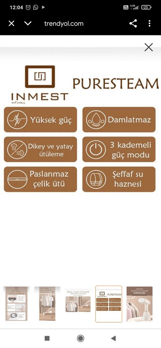 Buharlı Kırışıklık Giderici Ütü - Görsel 4