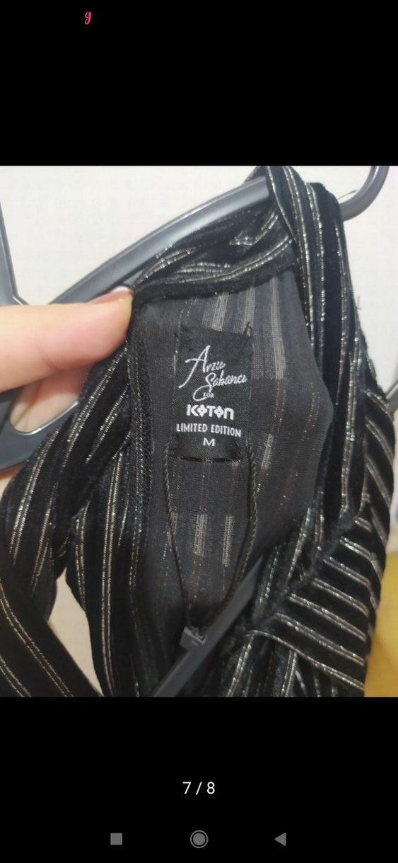 Siyah Pilili Uzun Kollu mıdır Elbise - Görsel 5