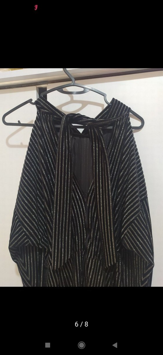 Siyah Pilili Uzun Kollu mıdır Elbise - Görsel 4