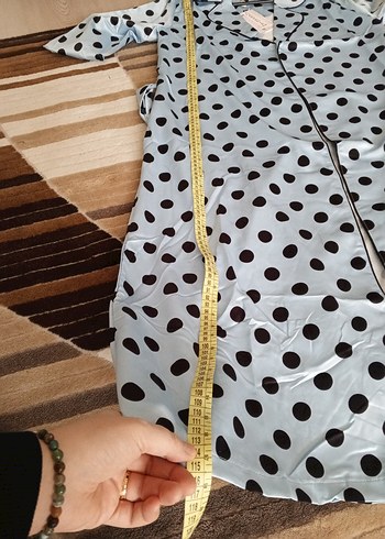 bayan saten sabahlık - Görsel 6