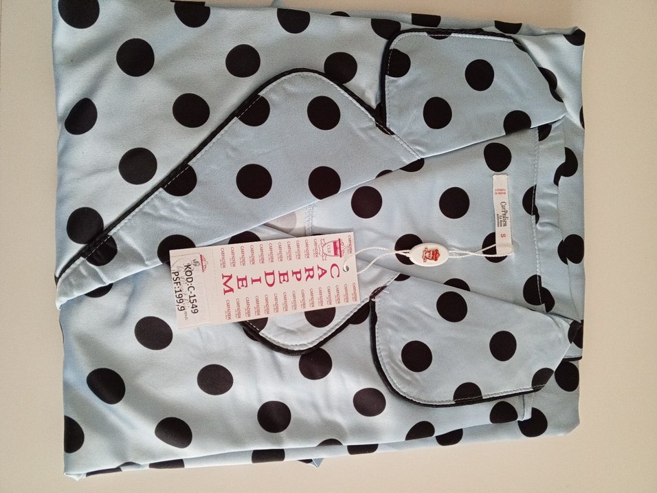 bayan saten sabahlık - Görsel 3