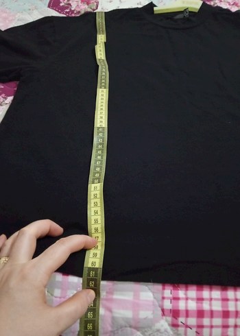 universal Beden Siyah Oversize Basic Kadın Tişört
