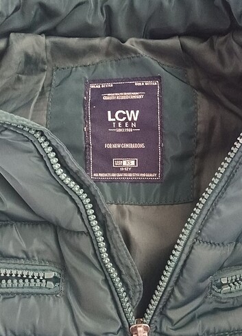 LC Waikiki Koyu yeşil Çocuk mont