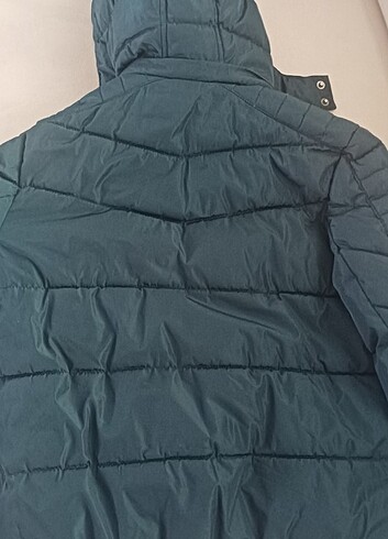 11-12 Yaş Beden Koyu yeşil Çocuk mont