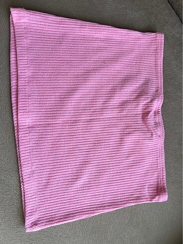Koton Pembe straplez crop