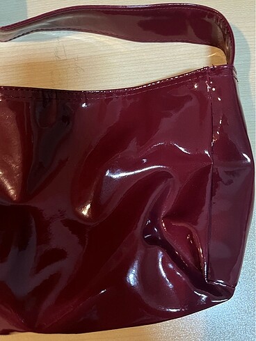  Beden Vintage y2k Bordo çanta