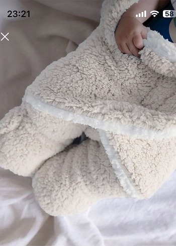 Bebek peluş dış kundak - Görsel 7