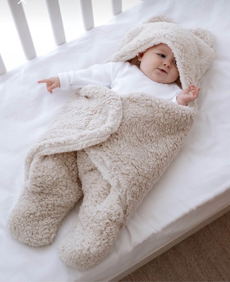 Bebek peluş dış kundak - Görsel 5