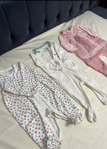 Kız Bebek Uzun Kollu Dantel Detaylı Tulum - Görsel 5