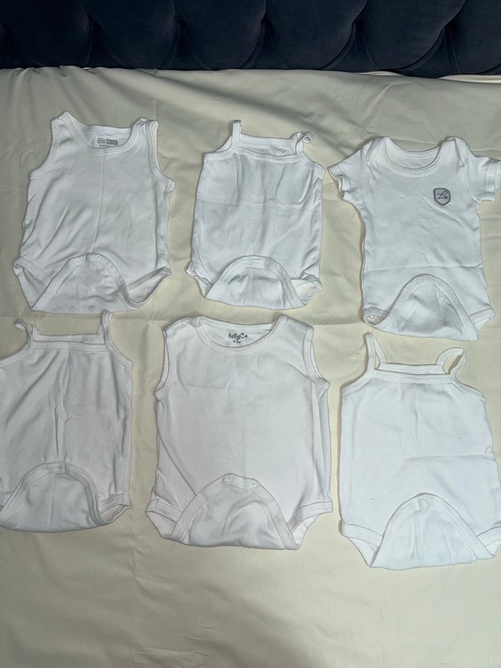 Beyaz Pamuklu Bebek  Çıtçıtlı Atlet - Görsel 2