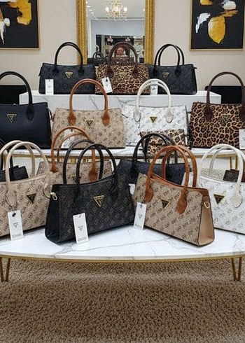 Guess Guess Desenli Deri Kadın Çanta