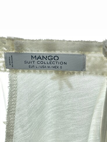 l Beden beyaz Renk Mango Kısa Tulum p İndirimli.