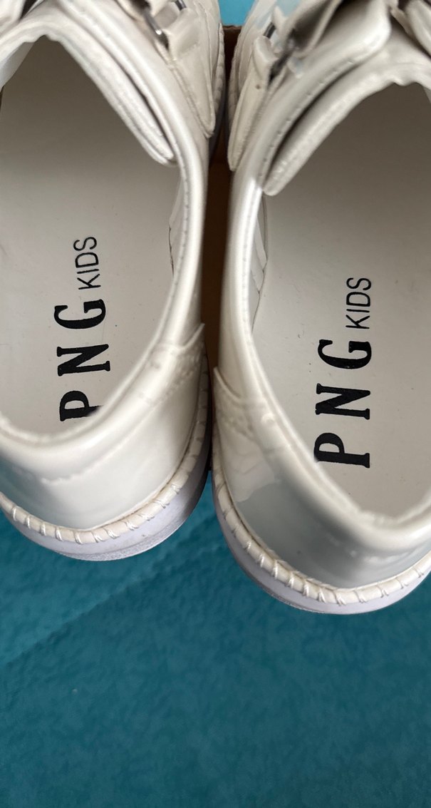 Beyaz Erkek Çocuk Özel Gün Ayakkabısı Velcro - Görsel 4